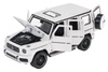Autko Metalowe 1/32 Mercedes-Benz AMG G63 z Dźwiękiem Białe RASTAR