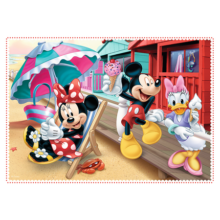 Puzzle - 4w1 (12, 15, 20, 24) - Minnie z przyjaciółmi - Disney Minnie - Trefl 34355