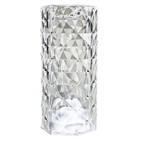 Lampka Nocna Kryształowa LED 16 Kolorów Dotykowa Pilot