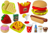 Zestaw Hamburger z Artykułami Spożywczymi Fast Food