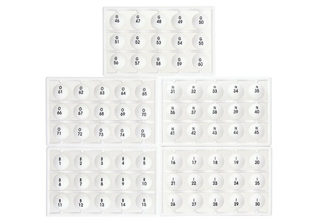 Familijna Gra Losowa Bingo Lotto Metalowe