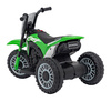 Motorek Cross Honda CRF 450R na akumulator dla dzieci Zielony + 3 Koła + Gumowy Bieżnik + Klakson