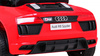 Audi R8 na akumulator dla dzieci Czerwony + Pilot + EVA + Wolny Start + MP3 LED