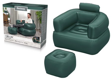 Dmuchany Fotel Ciemny Bestway 75137