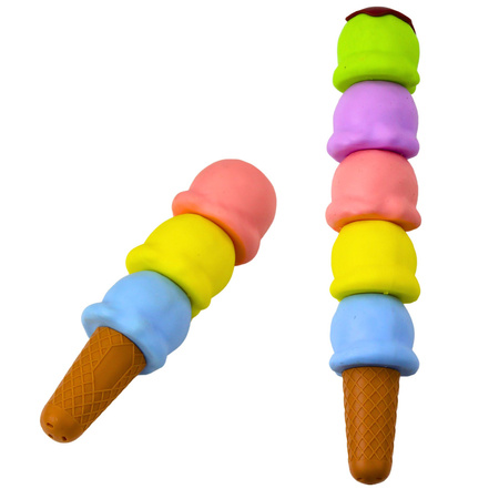 Lody W Rożku Gałki Lodów Zakreślacze 5 Kolorów Pastelowe 18cm