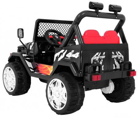 Terenowy Raptor Drifter na akumulator dla dzieci Czarny