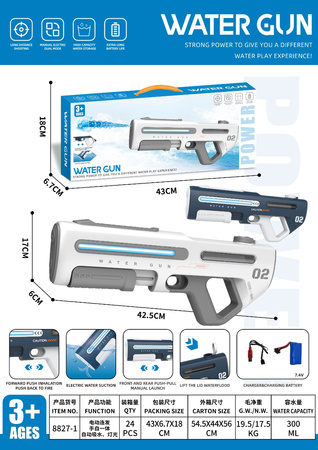 Automatyczny Pistolet na Wodę z Funkcją Świateł