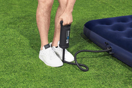 Pompka ręczna tłokowa BESTWAY 0,85l/cykl + 3 Końcówki + Elastyczny wąż