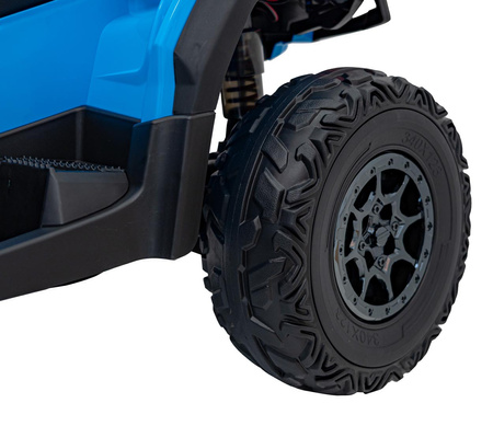 Quad Can Am Outlander ATV z Pilotem Niebieski