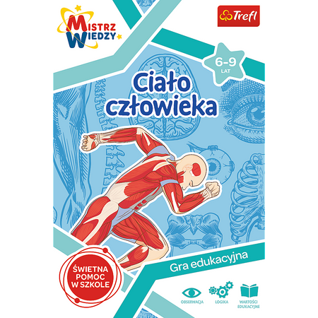 Gra dla dzieci Ciało człowieka Mistrz Wiedzy Trefl 01957
