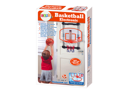 Kosz Do Gry W Domu Koszykówka Piłka Pompka Regulowany