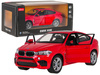Autko Metalowe 1:24 BMW X6M Czerwone RASTAR