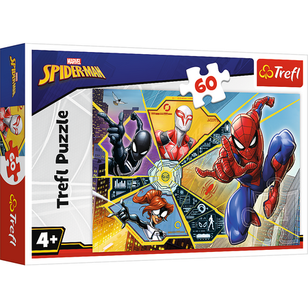 Puzzle - 60 - W sieci - Spiderman - Trefl 17372