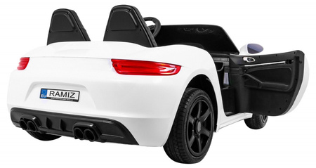 Perfecta Auto dla 2 dzieci Biały