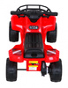 Quad Storm na akumulator dla dzieci Czerwony + Silnik 25W + MP3 USB + LED