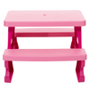 Zestaw Stolik Ogrodowy z Ławeczkami Dla Dzieci Dorex Różowy