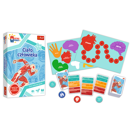 Gra dla dzieci Ciało człowieka Mistrz Wiedzy Trefl 01957