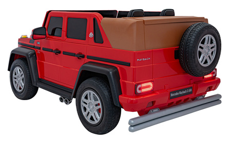 Pojazd Mercedes Benz MAYBACH G650 Czerwony
