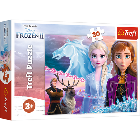 Puzzle - 30 - Odwaga sióstr - Disney Kraina Lodu II - Trefl 18253