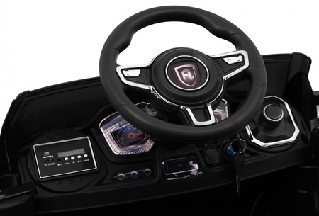 Autko Rapid Racer elektryczne dla dzieci, Czarny SUV + Pilot