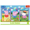 Puzzle - 3x50 - Siła przyjaźni Świnka Peppa - Trefl 34877