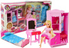 Lalka Meble Zestaw Łóżko Szafa Toaletka