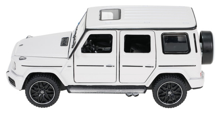 Autko Metalowe 1/32 Mercedes-Benz AMG G63 z Dźwiękiem Białe RASTAR