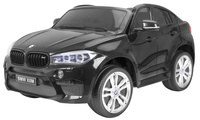 BMW X6M XXL dla 2 dzieci Czarny SUV + Pilot + Ekoskóra