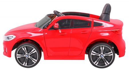 BMW 6 GT Autko na akumulator Czerwone + Pilot