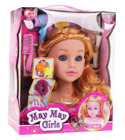 Blond Głowa do Stylizacji + Akcesoria