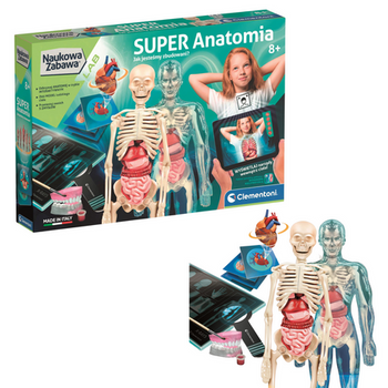 Naukowa Zabawa Super Anatomia Język Polski Clementoni 50919