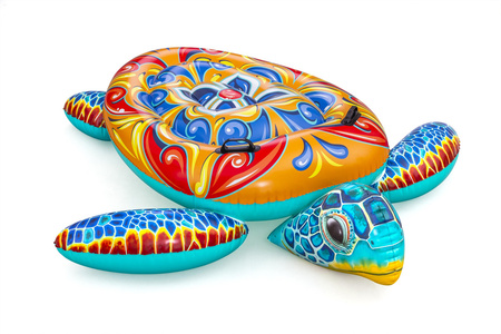 Dmuchany Materac Żółw 183 x 173 cm Bestway 41523