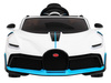 Bugatti Divo Autko na akumulator dla dzieci Biały + Pilot + EVA + Wolny Start + LED MP3