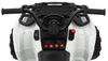 Quad XL ATV na akumulator dla dzieci Biały + Napęd 4x4 + Bagażnik + Wolny Start + EVA + Audio LED