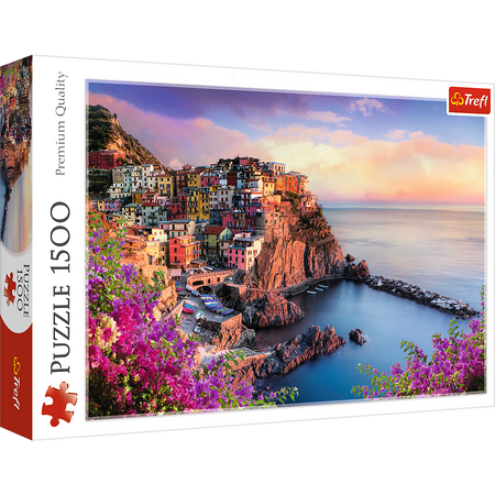 Puzzle - 1500 - Widok na miasteczko Manarola - Trefl 26137