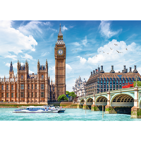 Puzzle - 2000 - Big Ben - Londyn - Anglia - Trefl 27120