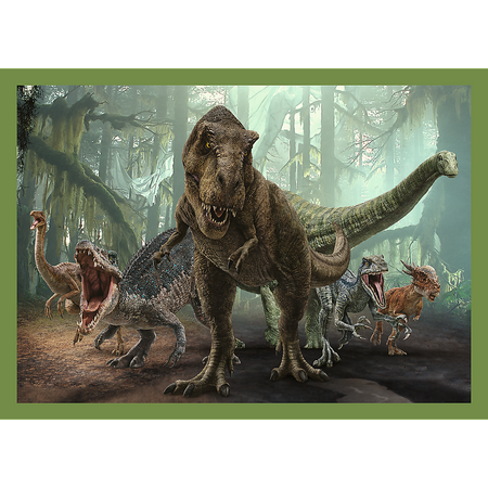 Puzzle - 4w1 (12, 15, 20, 24) - Groźne dinozaury - Universal Jurassic World - Trefl 34607