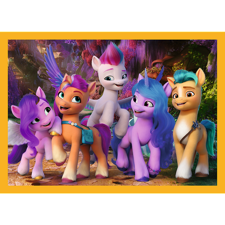 Puzzle - 4w1 (35, 48, 54, 70) - Poznaj kucyki Pony - My Little Pony - Trefl 34624