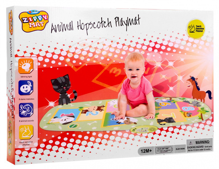 Interaktywna gra w klasy Mata edukacyjna dla dzieci 12m+ Odgłosy zwierząt