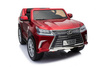 Lexus LX570 Lakierowane Autko dla 2 dzieci Czerwony SUV + Pilot