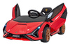Lamborghini SIAN na akumulator dla dzieci Czerwony + Pilot + EVA + Wolny Start + Audio LED