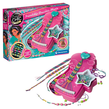 Crazy Chic Zestaw Pracownia Bransoletkowa Mania Bransoletki Przyjaźni Clementoni 18857