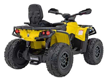 Quad Can Am Outlander ATV z Pilotem Żółty