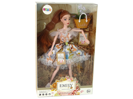 Lalka Dla Dzieci Emily Jesienna Rude Włosy Kwiaty