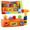 Zabawka Interaktywna Kolorowy Tłuczek Młotek Chomiki Roboty Drogowe