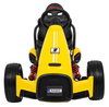 Gokart na akumulator Bolid XR-1 dla dzieci Żółty + Regulowana kierownica + Profilowane siedzenie