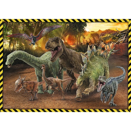 Puzzle - 200 - Dinozaury z Parku Jurajskiego - Jurassic World - Trefl 13287