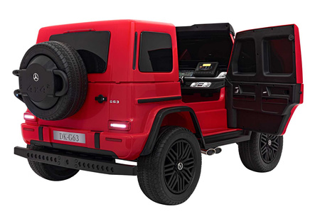 Pojazd Mercedes Benz G63 AMG XXL STRONG Czerwony