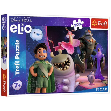 Puzzle - 200 - Elio w odległej galaktyce - Disney Elio - Trefl 13332