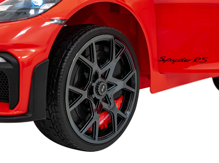 Pojazd Porsche Spyder RS 718 Czerwony